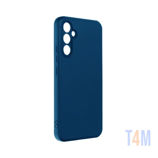 Capa de Silicone Mole para Samsung Galaxy A34 Azul